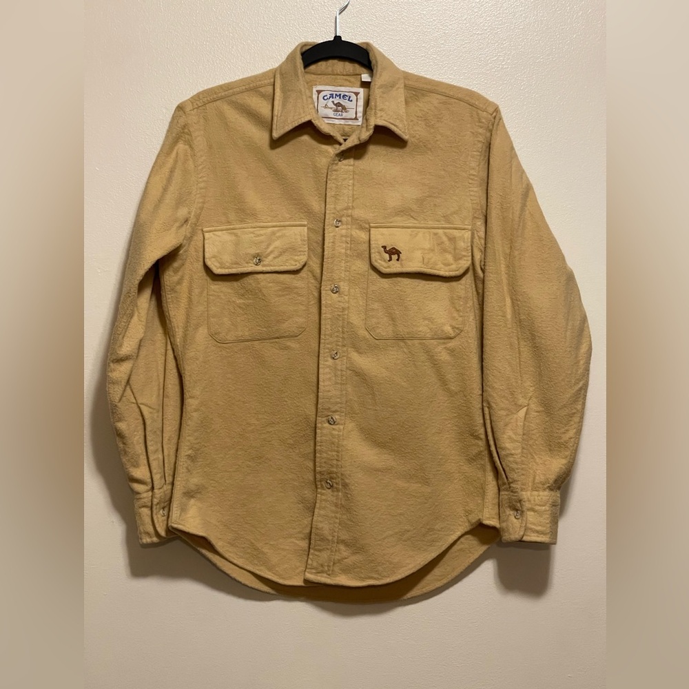 Vintage Camel cigarettes flannel